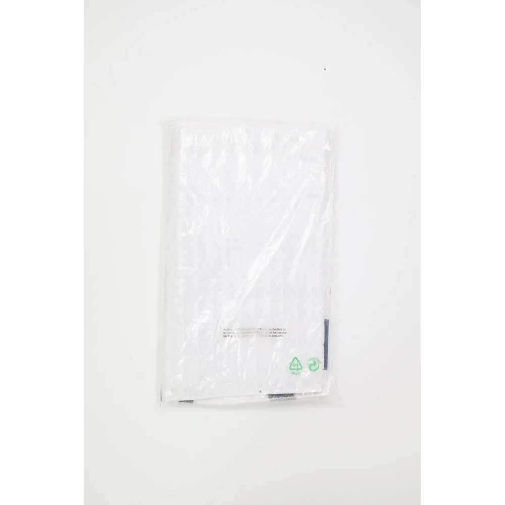 Brooks Brothers Hand Towel Herringbone 16x28 White Turkish‎ Cotton Bathroom
